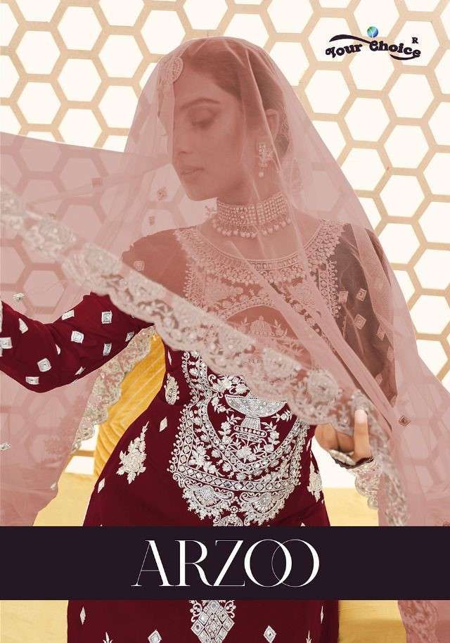 ARZOO BY YOUR CHOICE 2001 TO 2004 SERIES GEORGETTE SHARARA DRESSES