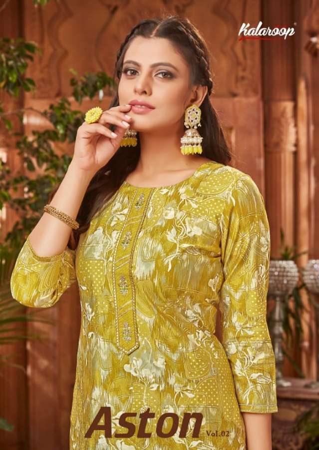 ASTON VOL-2 BY KIVI 13212- TO 13215 SERIES MODAL WITH WORK KURTIS