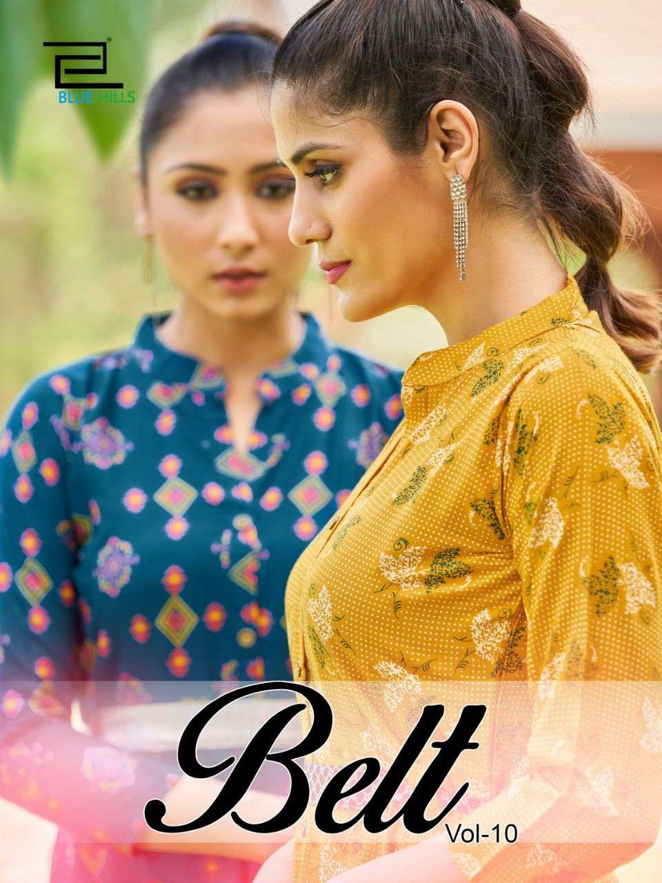 BELT VOL-10 BY BLUE HILLS 10001 TO 10008 SERIES DESIGNER RAYON PRINT KURTIS