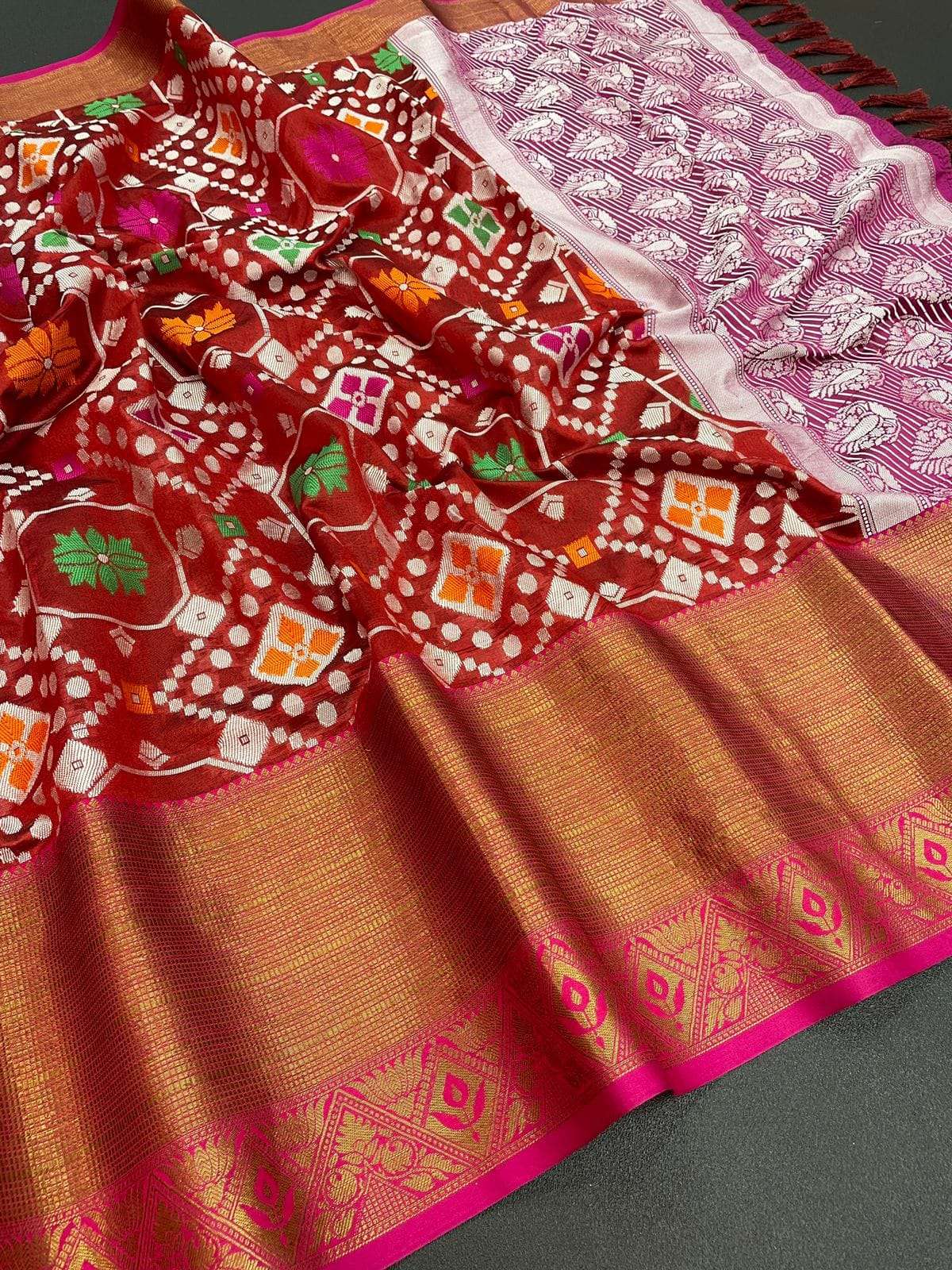 BLENDED SILK BY ASLIWHOLESALE FANCY SILK SAREES