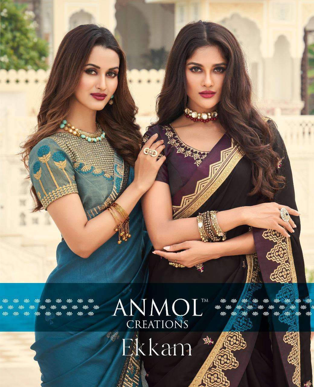 EKKAM BY ANMOL CREATION 3601 TO 3615 SERIES DESIGNER SILK SAREES