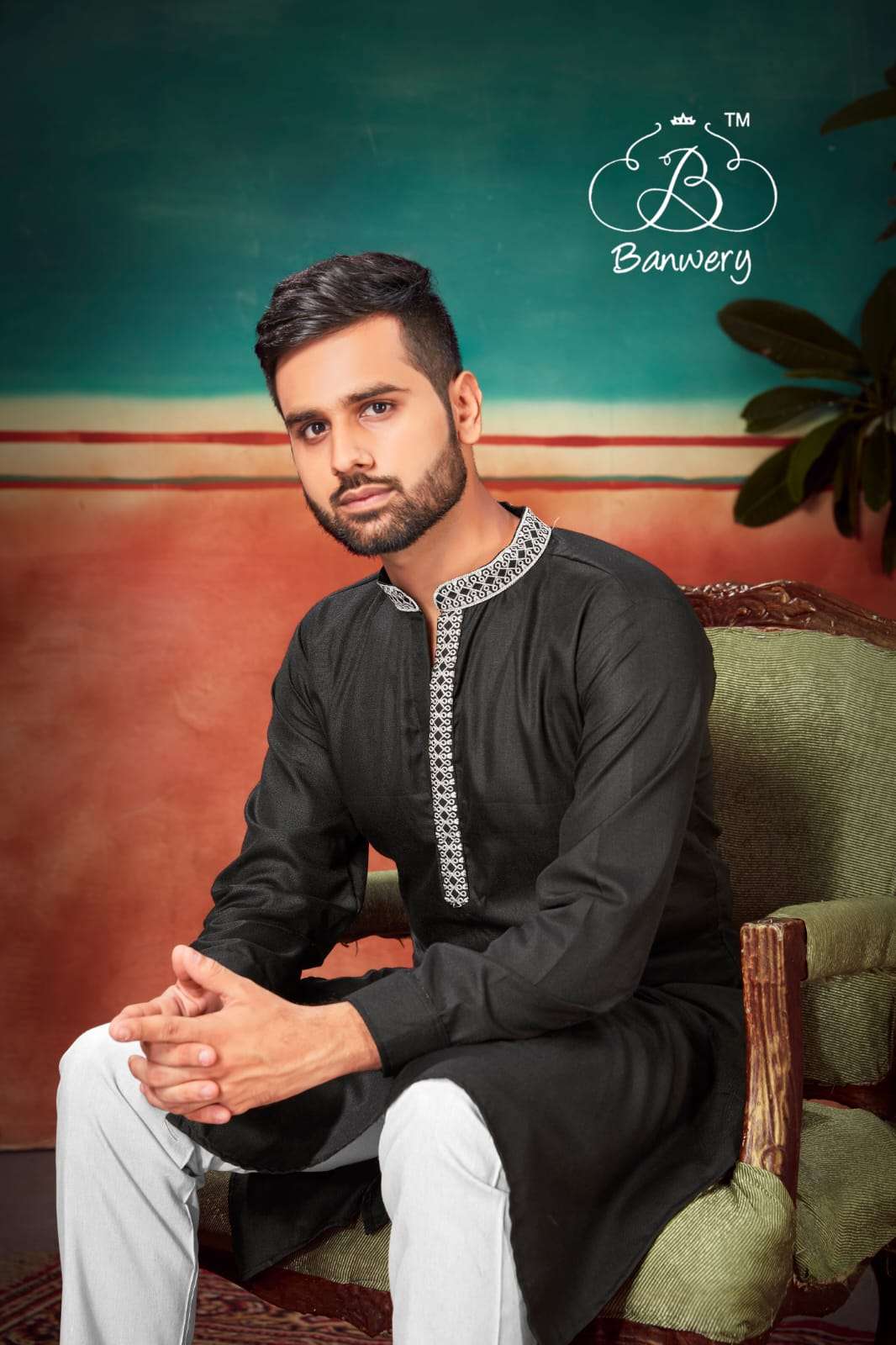 FESTIVAL MENS BY BANWERY MAGIC COTTON SLUB MENS KURTA PAJAMA