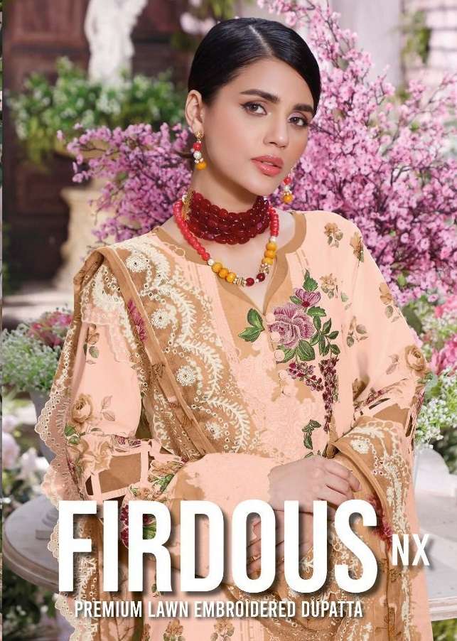 FIRDOUS PREMIUM LAWN 22 NX BY DEEPSY SUITS 1601 TO 1608 SERIES COTTON PAKISTANI DRESSES