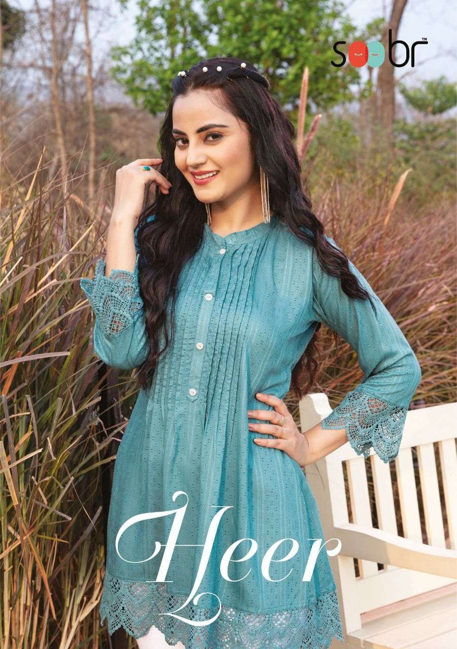 HEER BY SOOBR DESIGNER EMBROIDERED TOPS