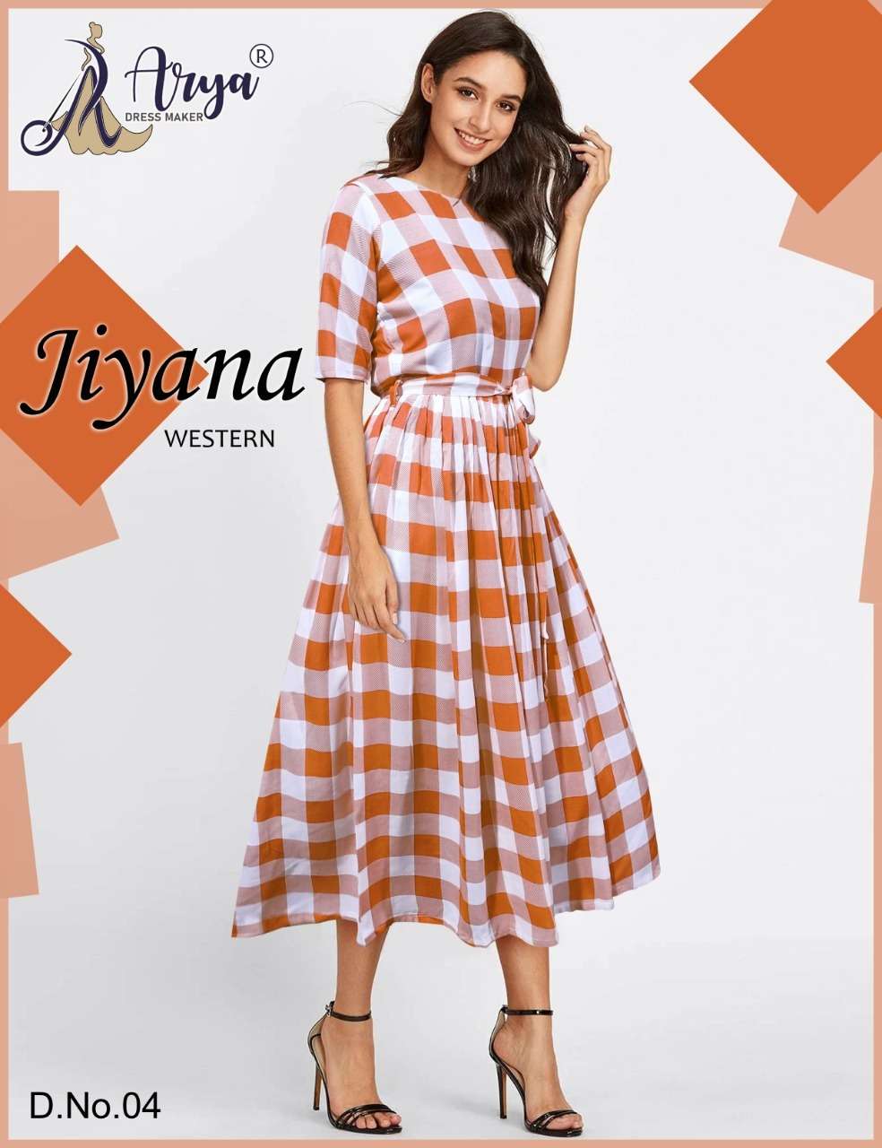 JIYANA WESTERN BY ARYA DRESS MAKER 01 TO 06 SERIES COTON GOWNS