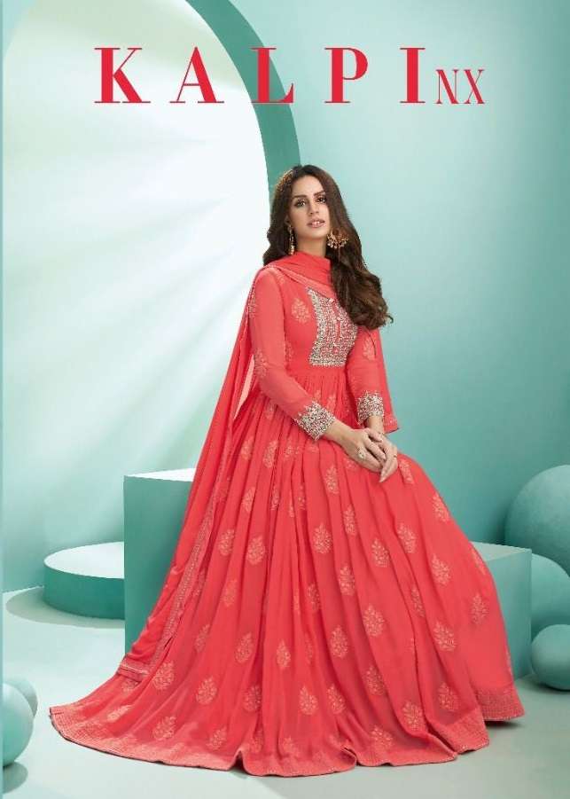 KALPI NX BY SAJAWAT CREATION 933 TO 936 SERIES GEORGETTE ANARKALI DRESSES