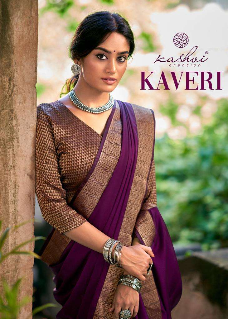 KAVERI BY KASHVI CREATION 87001 TO 92010 SERIES CHIFON HEAVY WORK SAREES