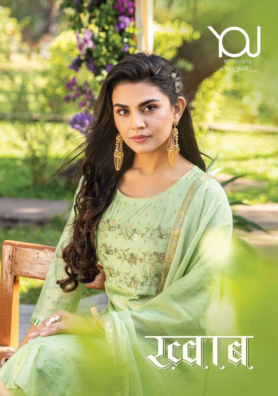 KHWAAB BY YOU 101 TO 106 DESIGNER CHANDERI DRESSES