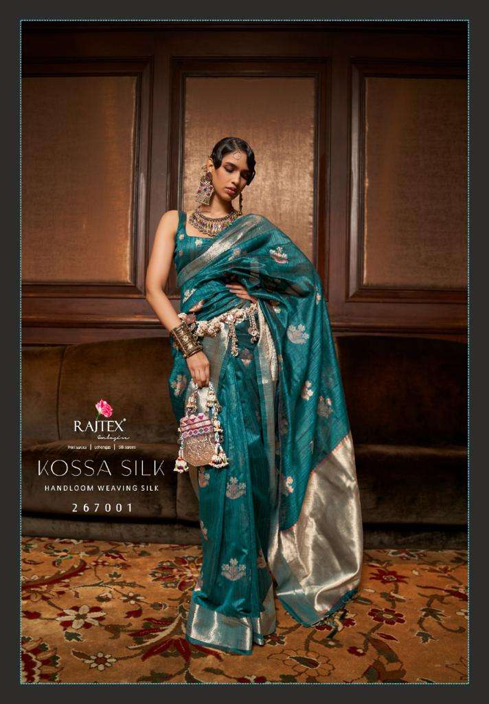 KOSSA SILK BY RAJTEX 367001 TO 367006 SERIES HANDLOOM SILK SAREES