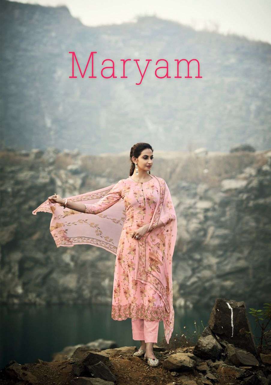 MARYAM BY SARGAM PRINTS 287 SERIES LAWN EMBROIDERED DRESS