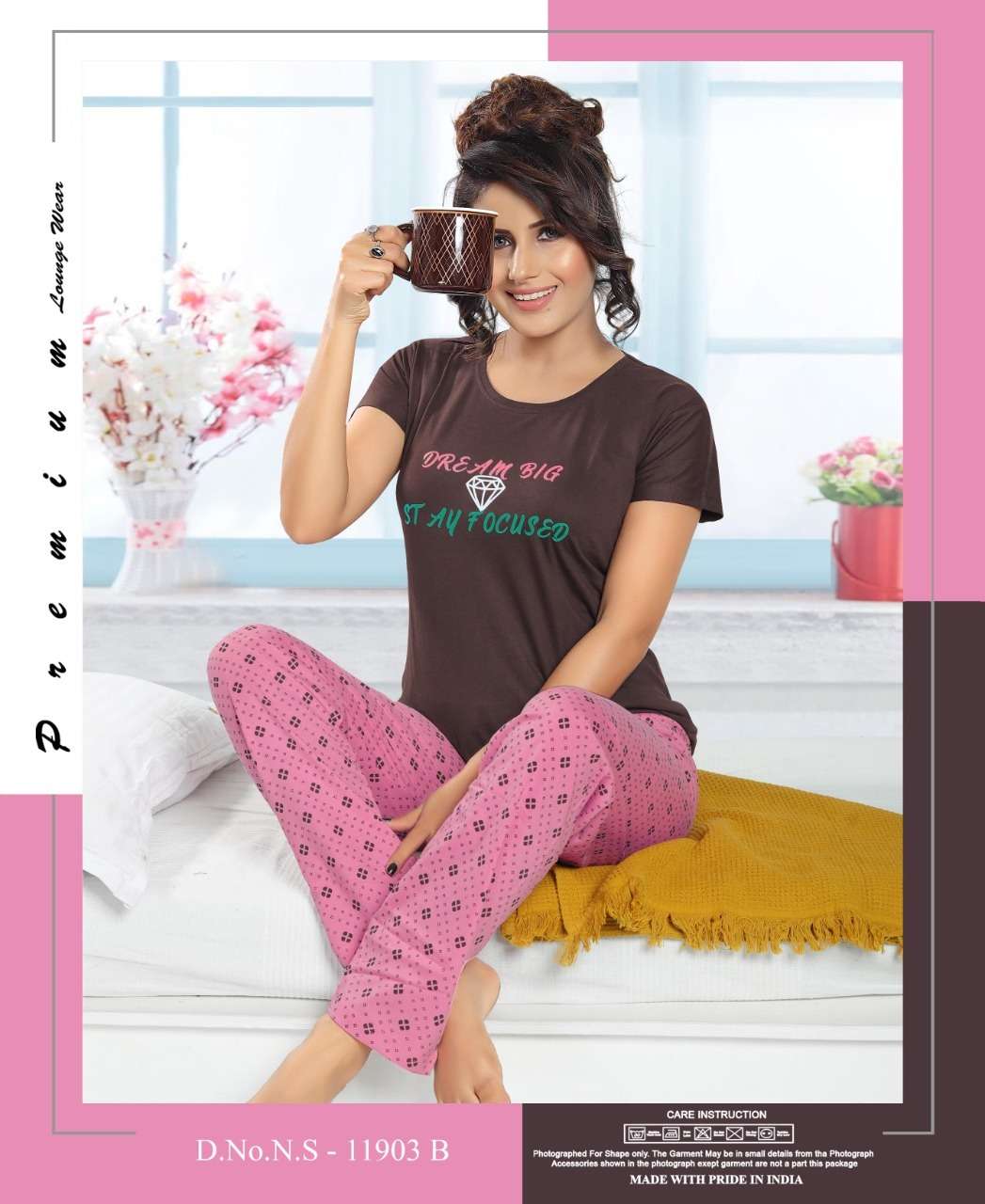 MERMAID VOL-3 BY ASLIWHOLESALE COTTON PRINTED NIGHT SUITS