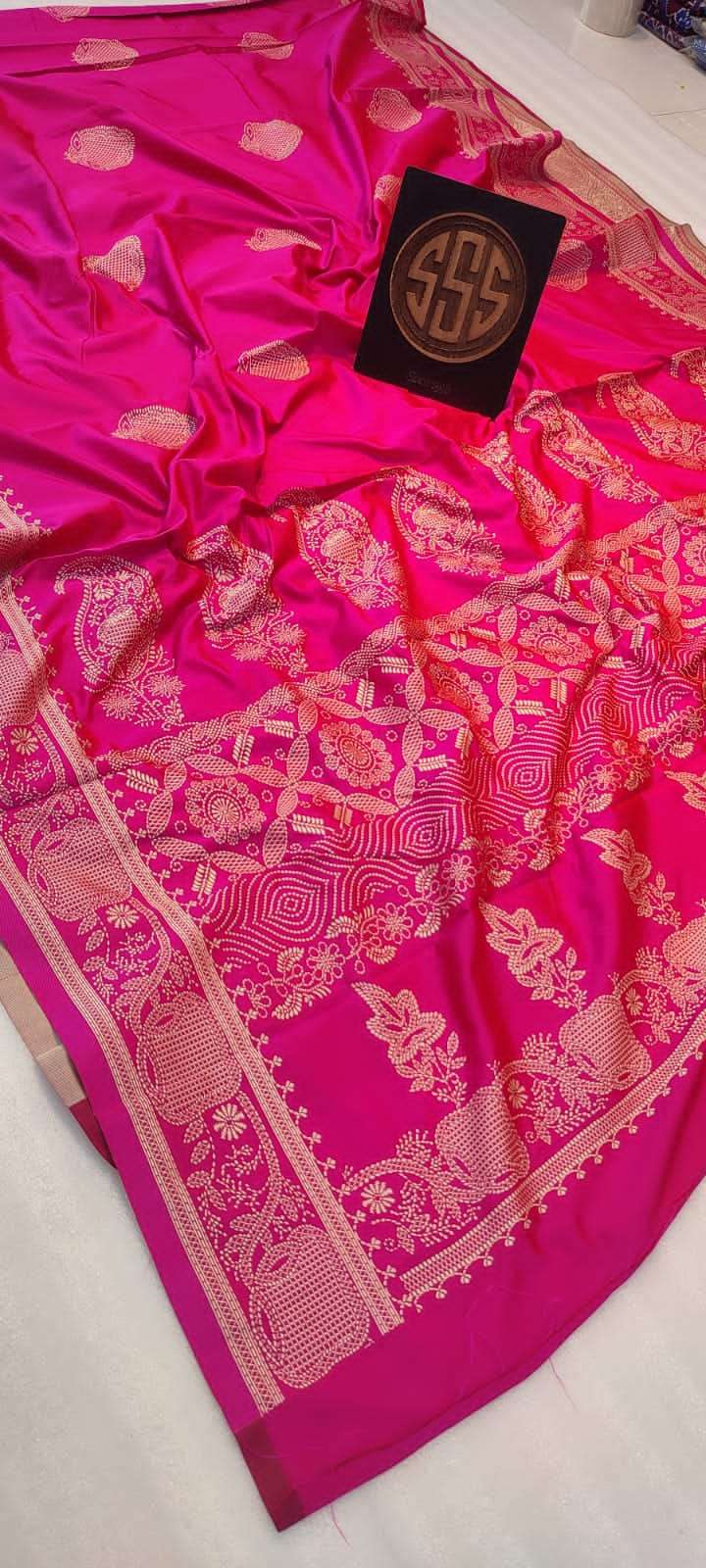 MUGHAL SILK BY ASLIWHOLESAL DESIGNER SOFT SILK SAREES