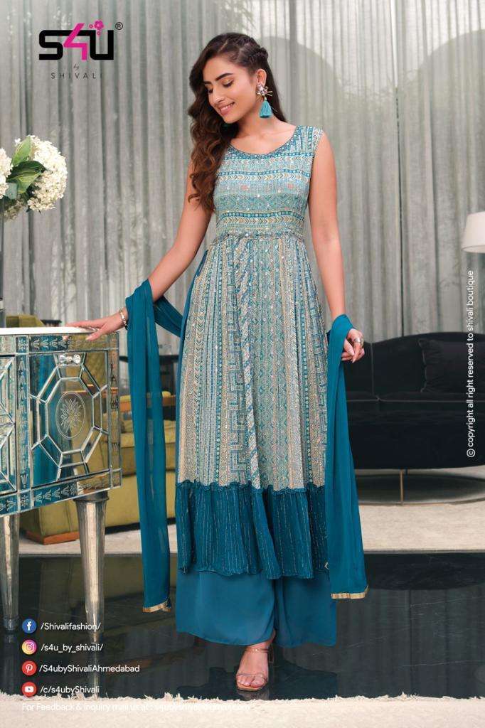 NAYRA BY S4U 1001 TO 1007 SERIES FANCY STITCHED DRESSES