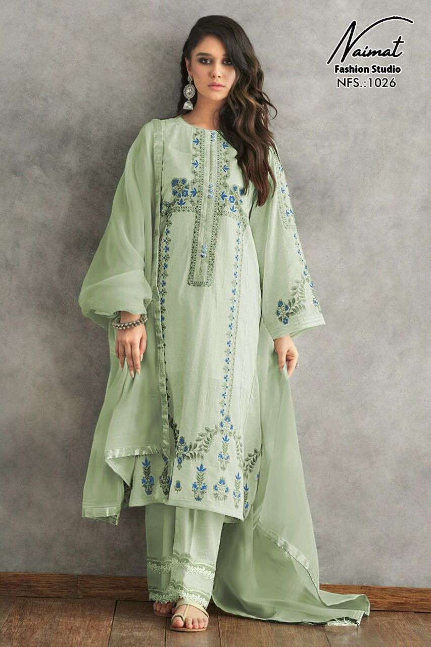 NFS 1026 COLOURS BY NAIMAT FASHION STUDIO GEORGETTE STITCHED PAKISTANI DRESSES