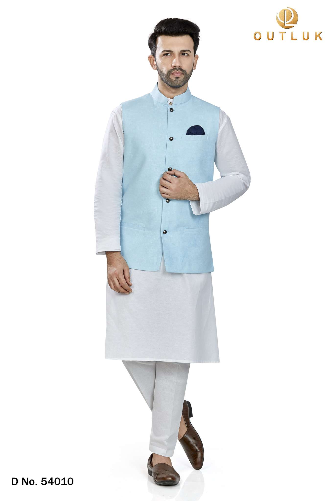 OUTLUK VOL-54 BY OUTLUK 54001 TO 54018 SERIES MENS KURTAS WITH PAJAMA & JACKET