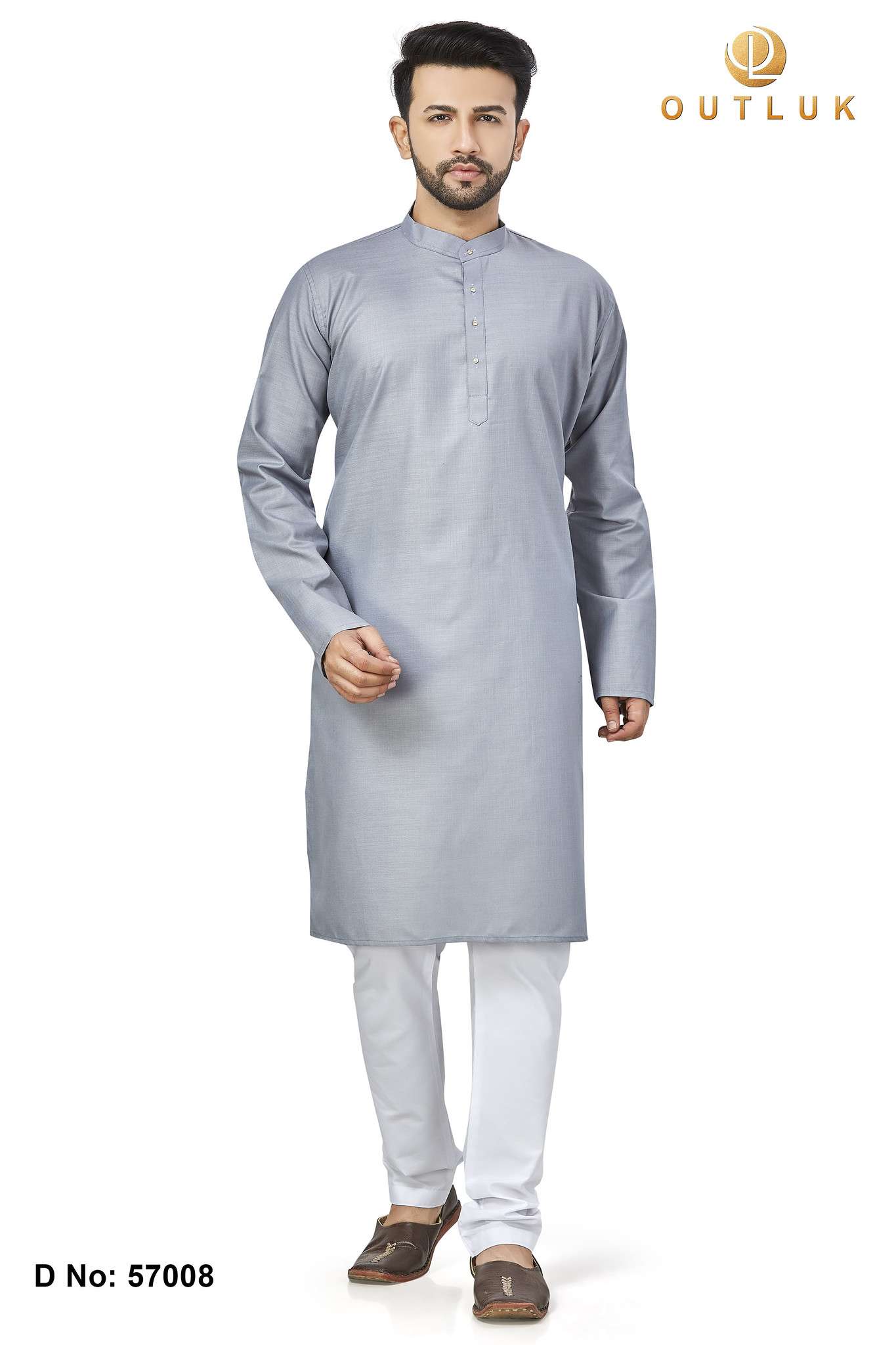 OUTLUK VOL-57 BY OUTLUK 57001 TO 57018 SERIES COTTON MENS KURTAS WITH PAJAMA