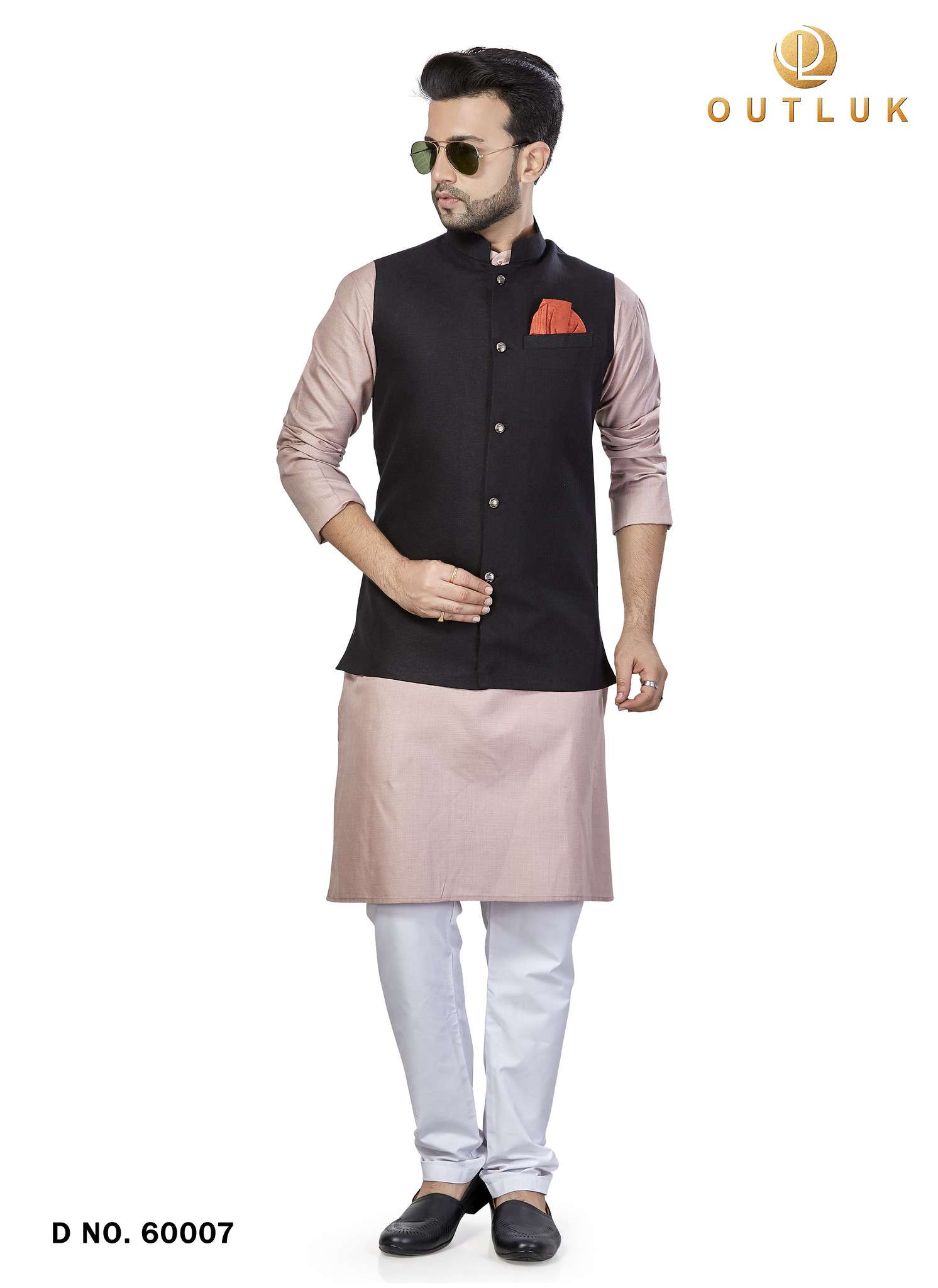 OUTLUK VOL-60 BY OUTLUK 60001 TO 60015 SERIES MENS KURTAS WITH PAJAMA & JACKET