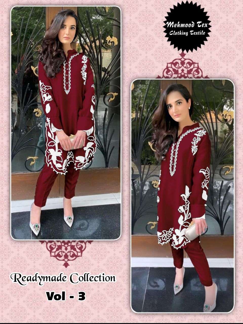 READYMADE COLLECTION VOL-3 BY MEHMOOD TEX PAKISTANI STITCHED DRESS