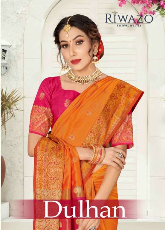 RIWAZO DULHAN BY ASLIWHOLESALE 1215 TO 1222 SERIES DESIGNER SILK SAREES