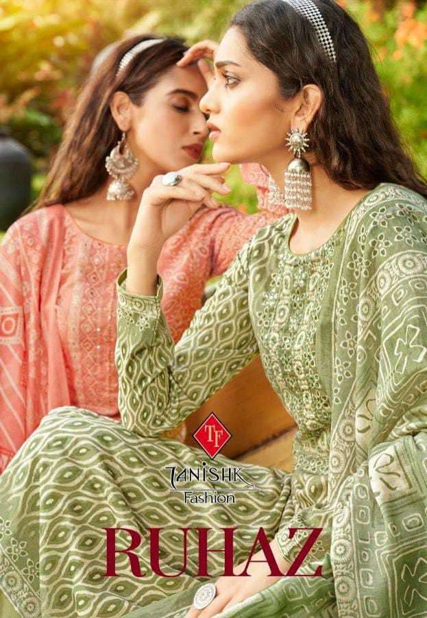 RUHAZ BY TANISHK FASHION 3201 TO 3206 SERIES DESIGNER COTTON DRESSES