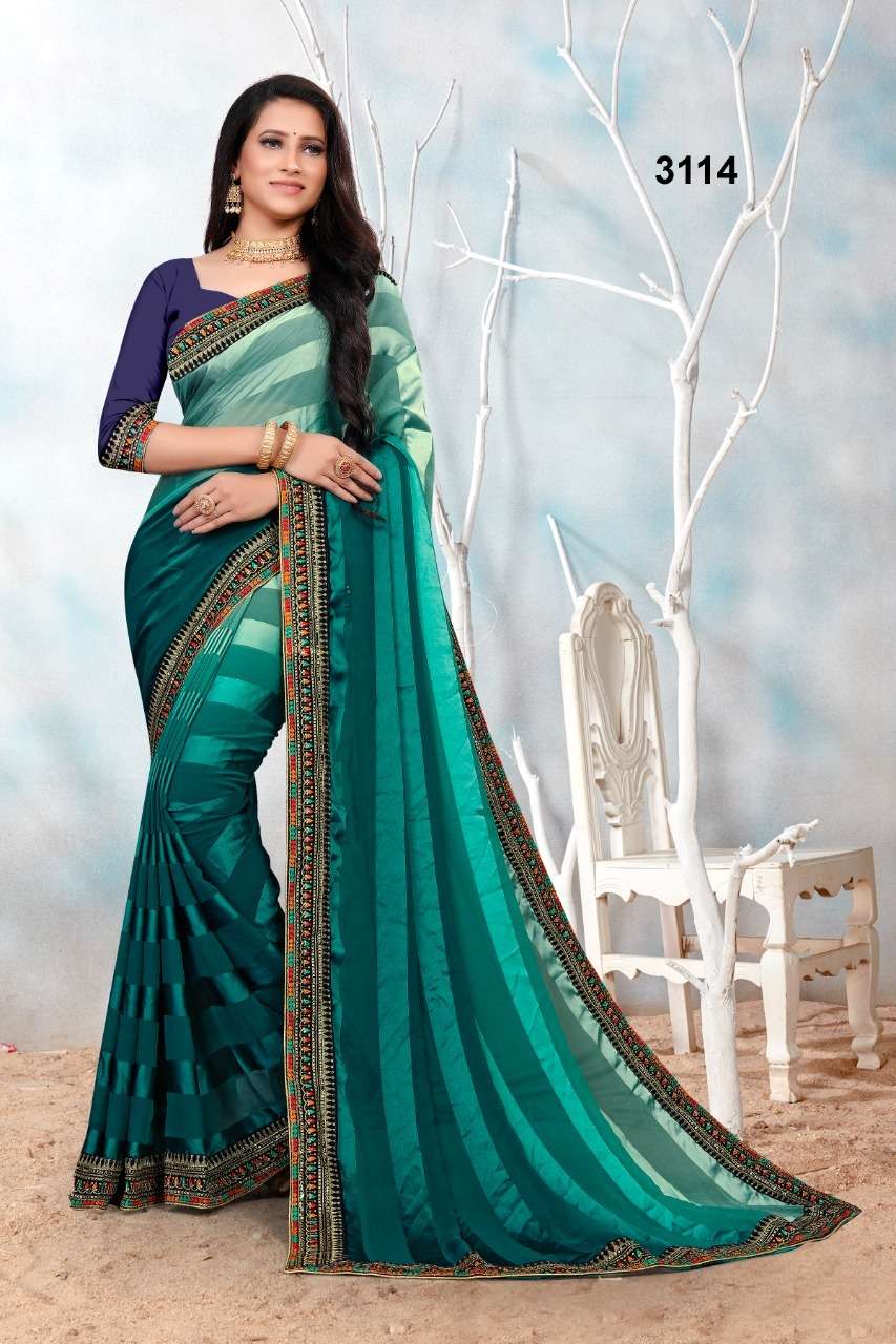 SILK-3114 BY ASLIWHOLESALE DESIGNER SILK SAREES