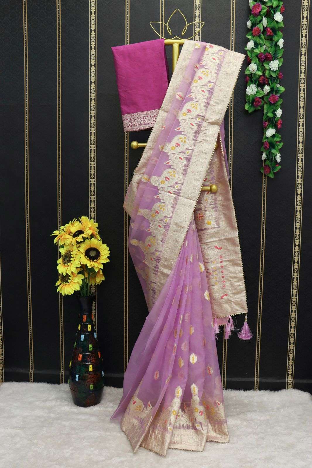 SWAGAT VOL-2 BY ASLIWHOLESALE FANCY ORGANZA SILK SAREES