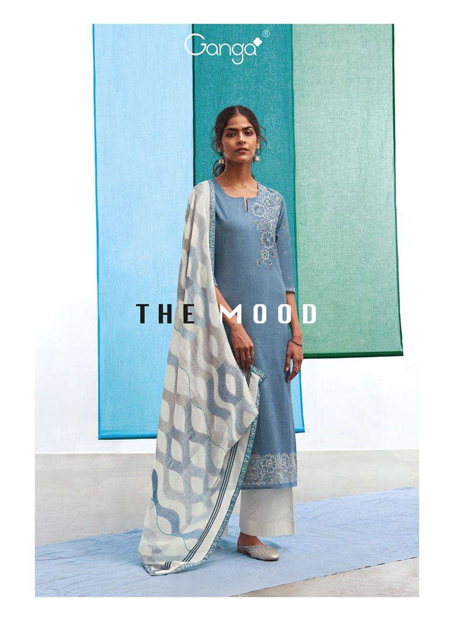 THE MOOD BY GANGA FASHION DESIGNER HAND WORK COTTON DRESSES