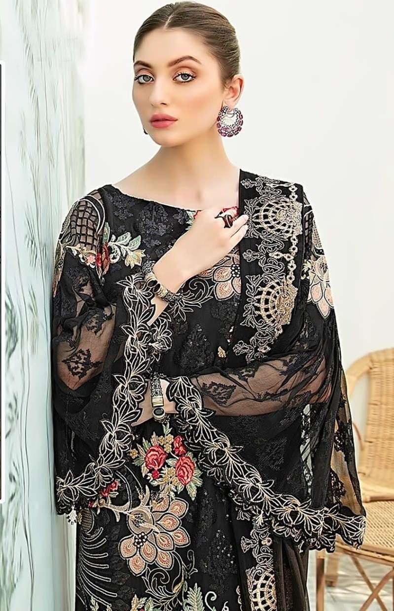 Z-2160 HIT DESIGN BY ZARQASH GEORGETTE EMBROIDERED PAKISTANI DRESS