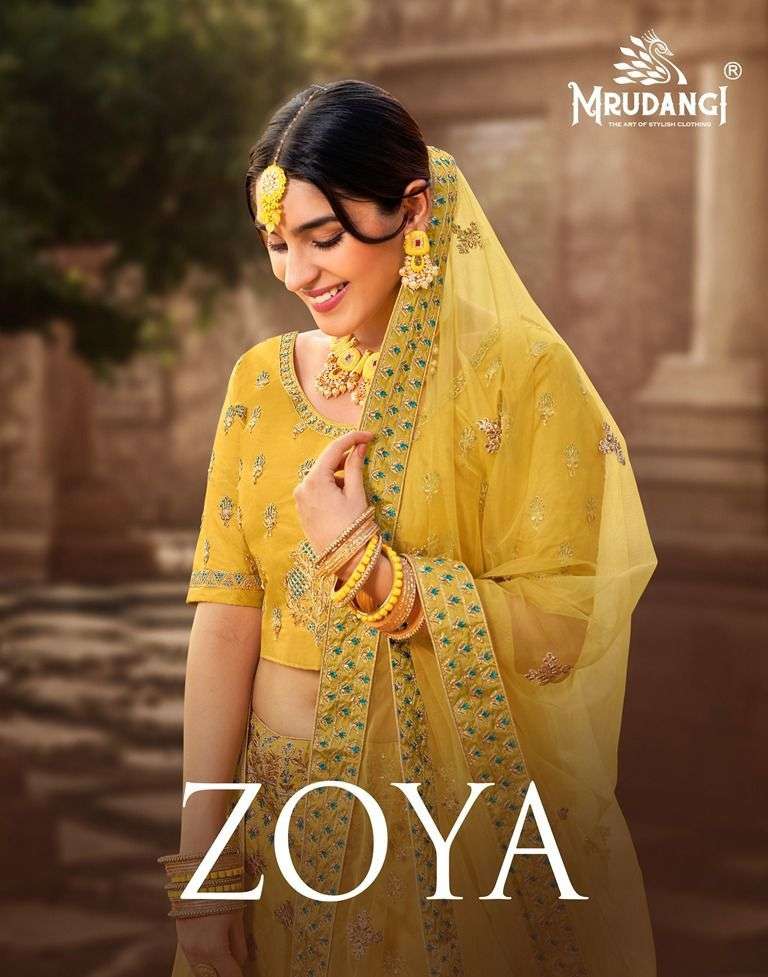 ZOYA BY MRUDANDI 1012 TO 1017 SERIES DESIGNER HEAVY WORK LEHENGAS