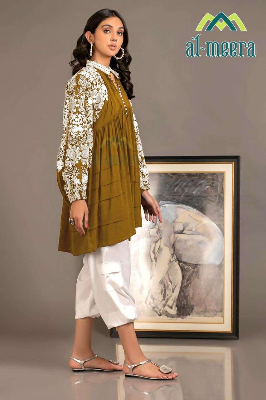 AL MEERA 1134 HITS BY AL MEERA RAYON EMBROIDERED TUNICS