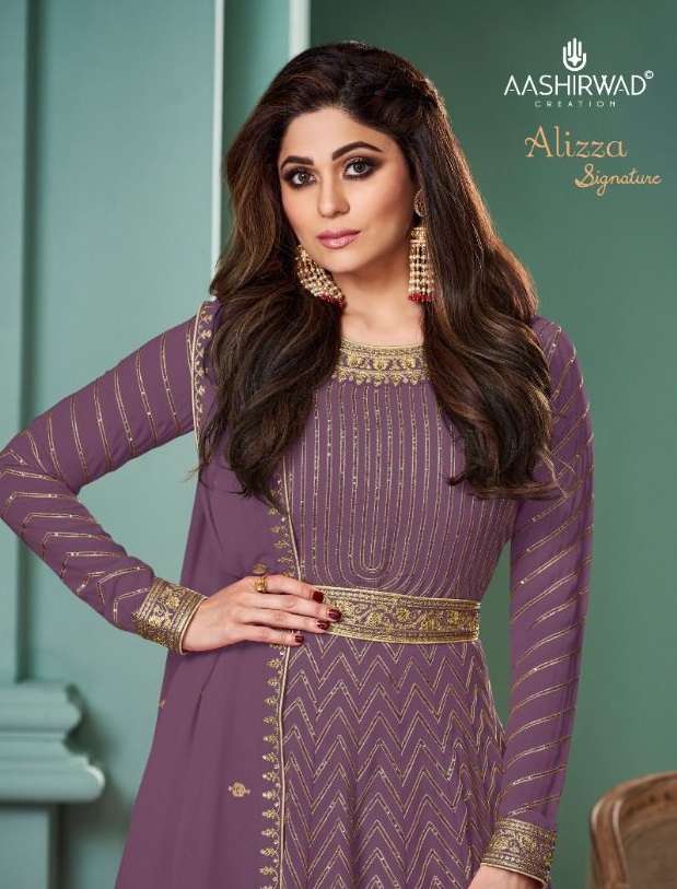 ALIZZA SIGNATURE BY AASHIRWAD CREATION 9274 TO 9278 SERIES GEORGETTE DRESSES