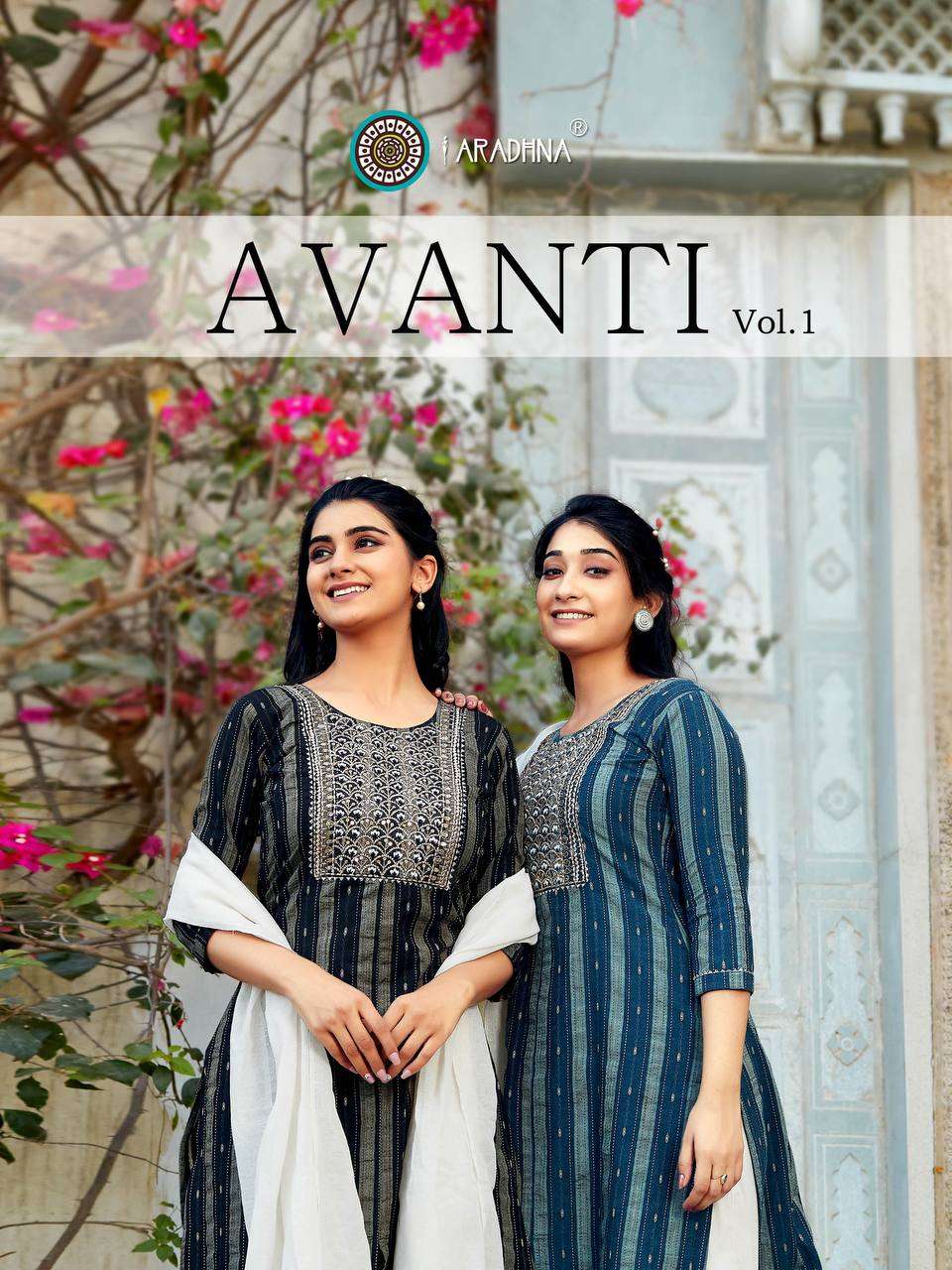 AVANTI VOL-1 BY ARADHNA FASHION 1001 TO 1004 SERIES WEAVED COTTON DRESSES