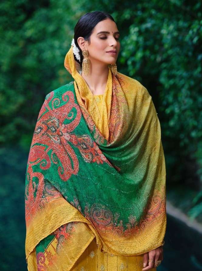 BANARAS ANAAYA BY HANSA PRINTS 2401 TO 2406 SERIES JACQUARD DRESSES