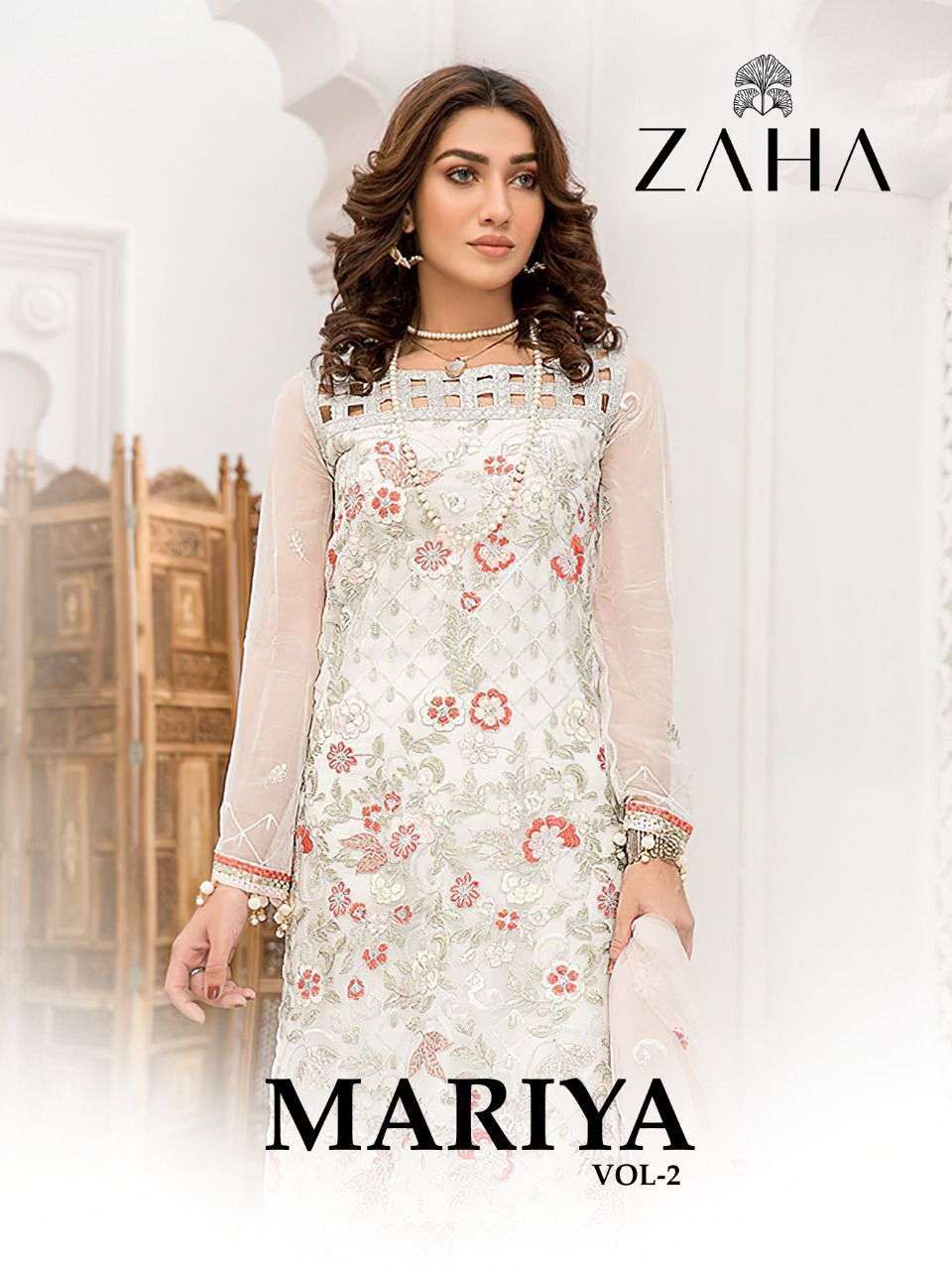 MARIYA VOL-2 BY ZAHA 10061 TO 10063 SERIES GEORGETTE WITH EMBROIDERY DRESSES