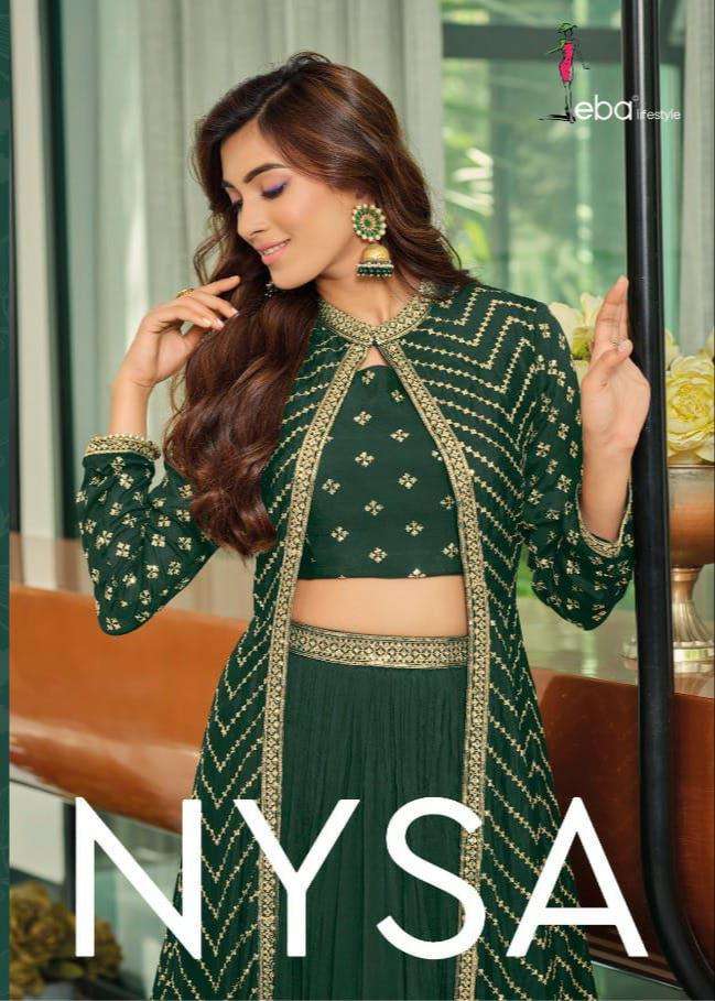 NYSA BY EBA LIFESTYLE 1455 TO 1458 SERIES CHINON EMBROIDERY DRESSES