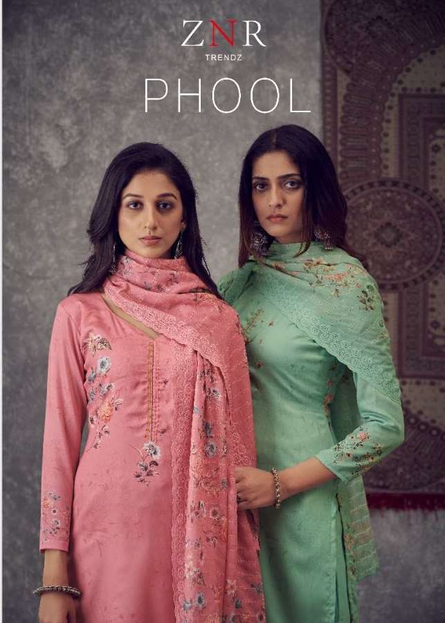 PHOOL BY ZNR TRENDZ A TO D SERIES JAAM COTTON EMBROIDERED DRESSES