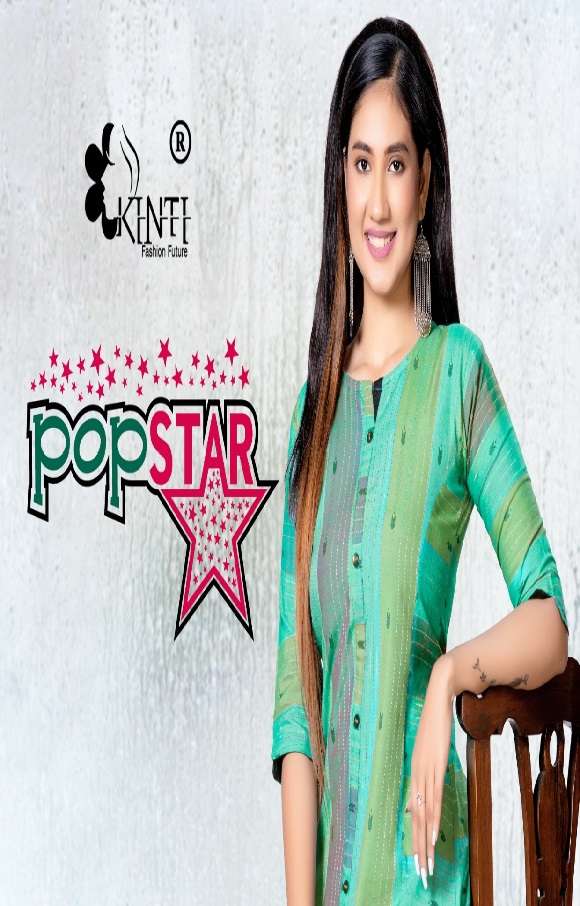 POP STAR BY KINTI 101 TO 108 SERIES PRINT KURTIS