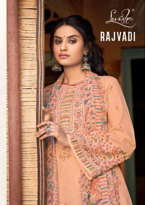 RAJVADI BY LEVISHA 1013 TO 1020 COTTON PRINT DRESSES