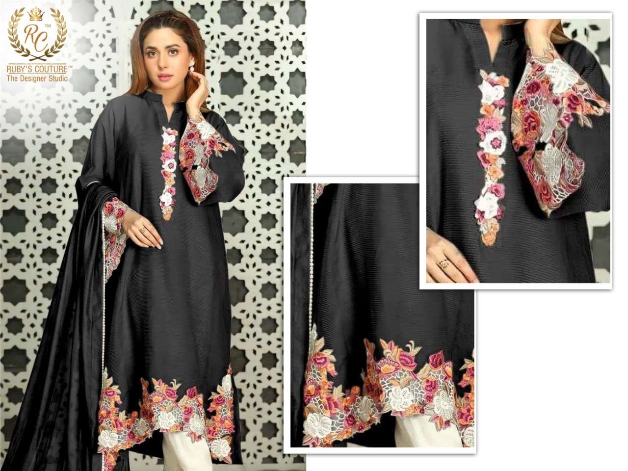 RUBYS CULTURE BY ASLIWHOLESALE 101-A TO 101-B SERIES STITCHED PAKISTANI DRESS