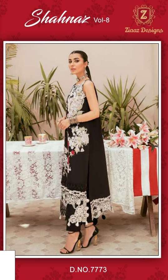 SHAHNAZ VOL-8 BY ZIAAZ DESIGNS COTTON PAKISTANI DRESS