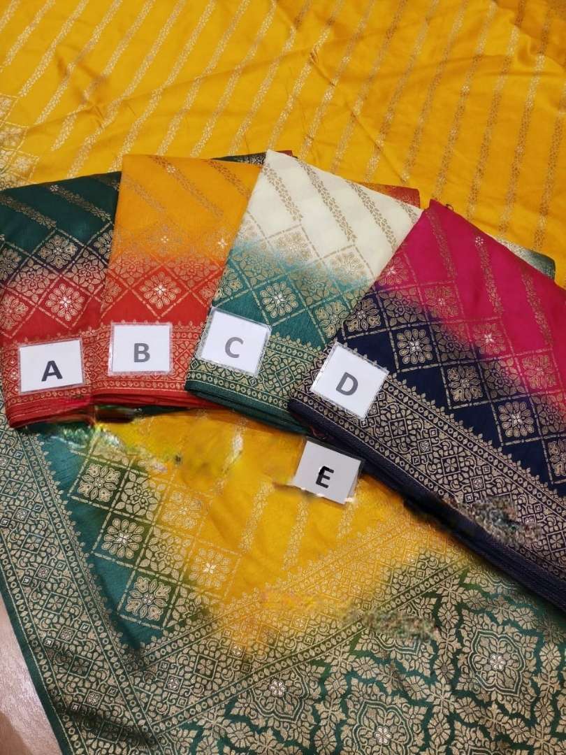 SR-183 BY ASLIWHOLESALE DESIGNER INDIAN DOLA SILK EXCLUSIVE SAREES