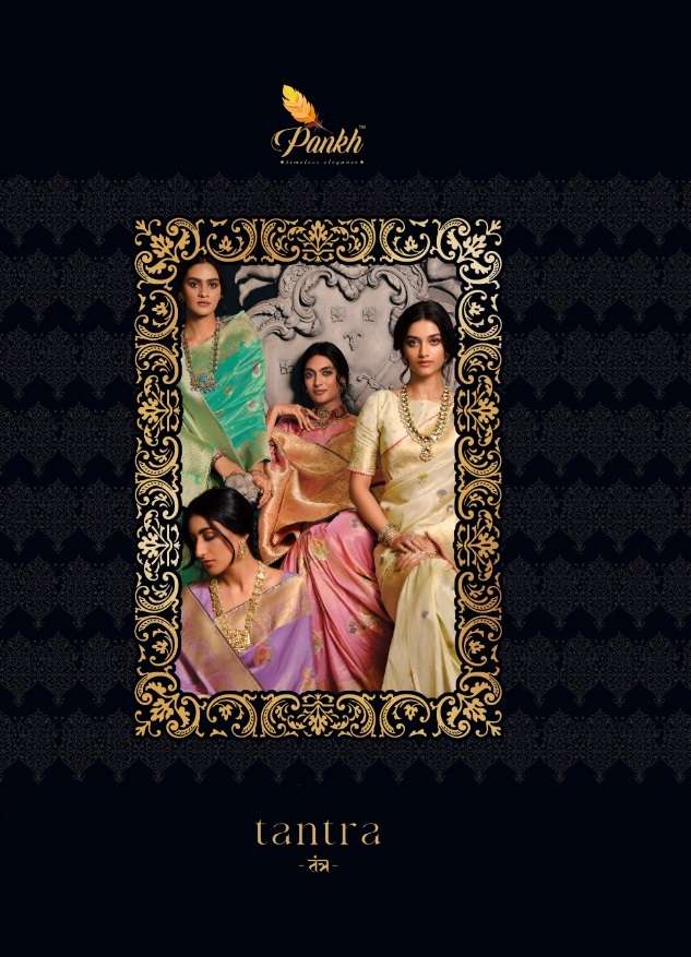 TANTRA BY PANKH 2701 TO 2709 SERIES FANCY MEENA TISSUE SAREES