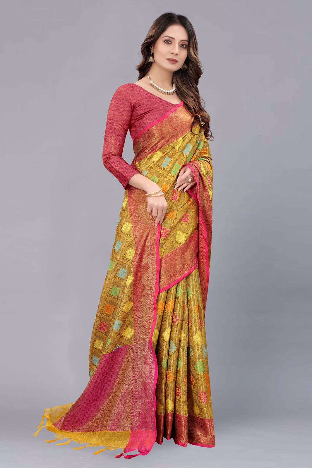 TULSI 4123 BY ASLIWHOLESALE DESIGNER MUSLIN SILK SAREE