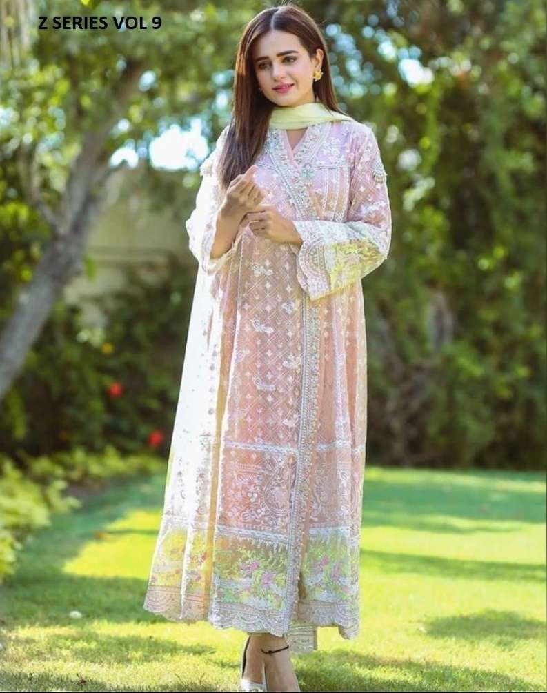 Z SERIES VOL-9 BY ZIAAZ DESIGNS GEORGETTE PAKISTANI DRESS