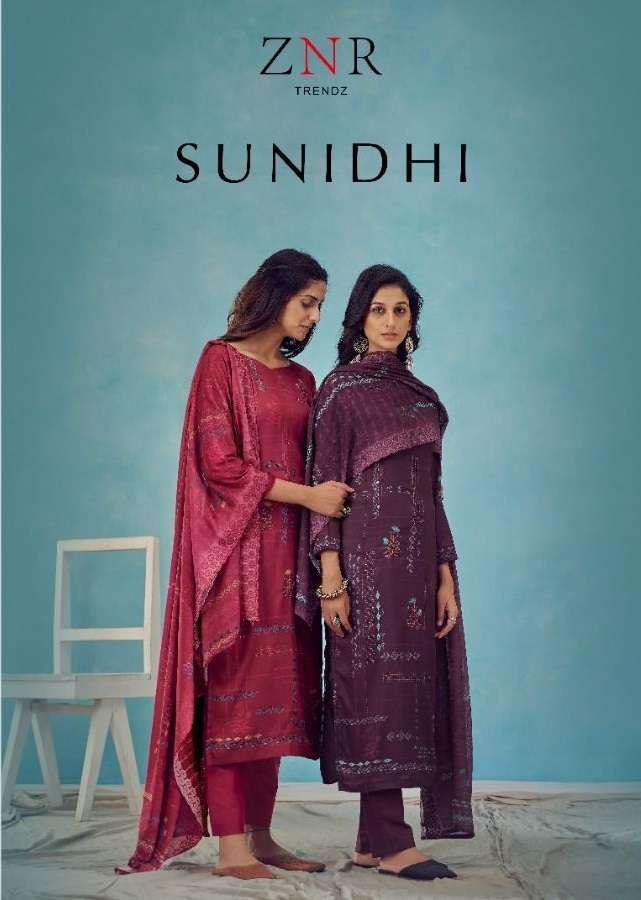 ZNR SUNIDHI BY ASLIWHOLESALE A TO D SERIES COTTON EMBROIDERED DRESSES