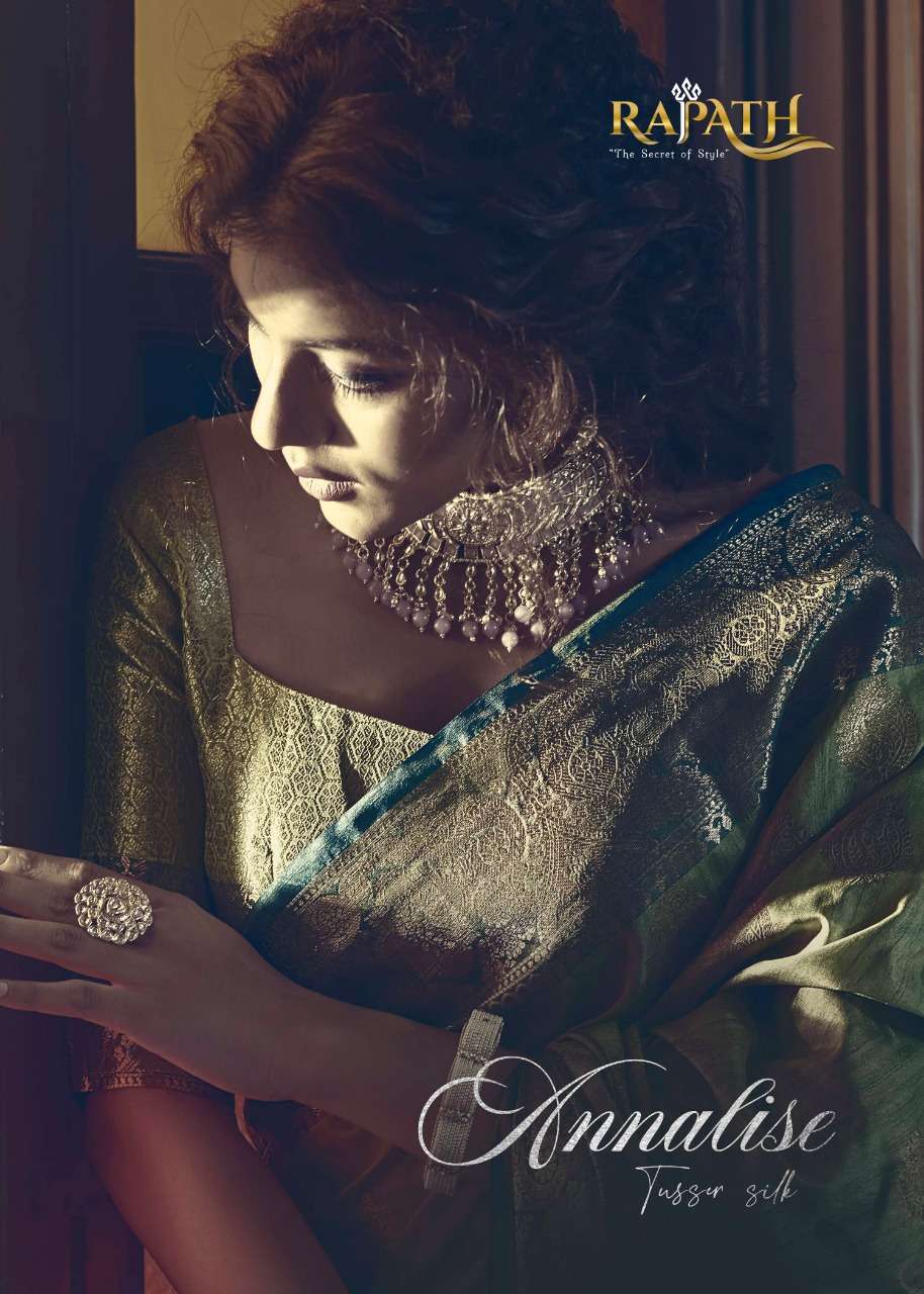 ANNALISE BY RAJPATH 10061 TO 10066 SERIES SOFT TUSSER SILK SAREES