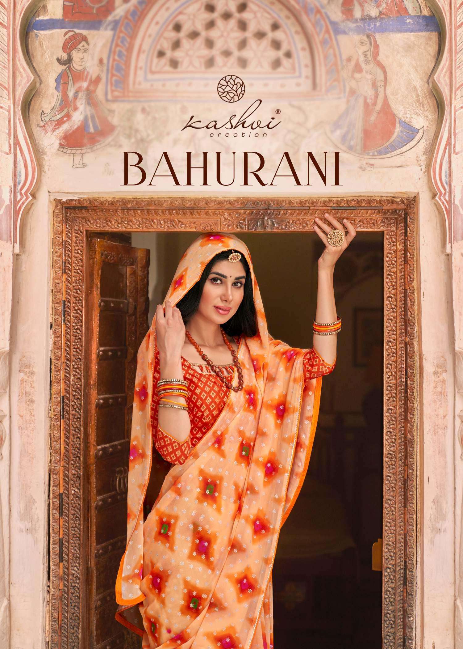 BAHURANI BY KASHVI CREATION 84001 TO 84010 SERIES DESIGNER GEORGETTE SAREES