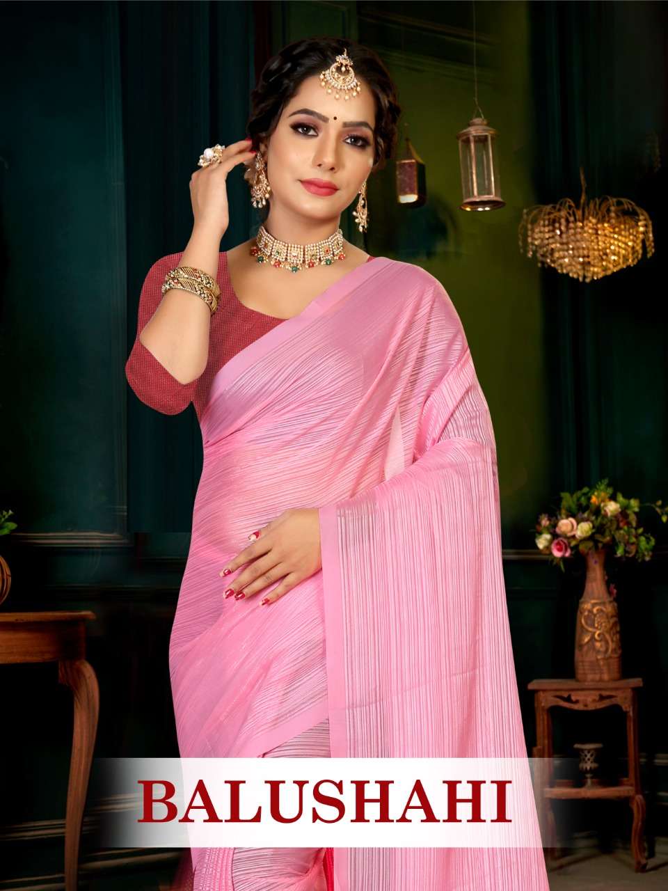 BALUSHAHI BY RONISHA FASHION DESIGNER WEIGHTLESS SAREES