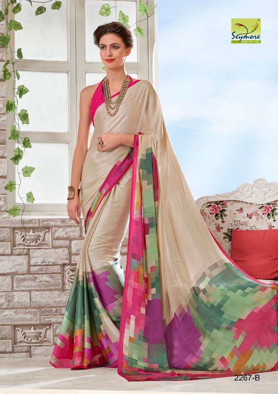 CHAMPA VOL-3 BY SEYMORE DESIGNER GEORGETTE PRINT SAREES