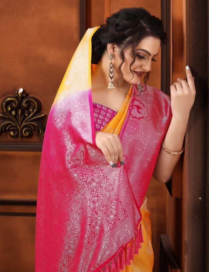 GHARWALI BY ASLIWHOLESALE DESIGNER SOFT SILK SAREES